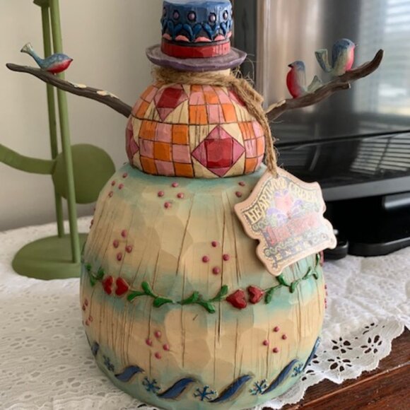 Jim Shore "Winter's Song" Heartwood Creek Snowman 2003 - Picture 4 of 4